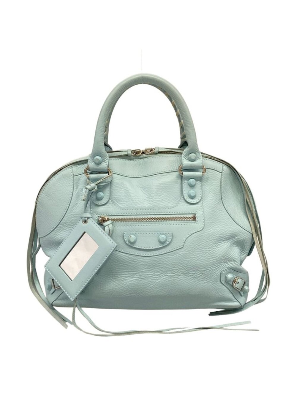 Balenciaga Handbag Classic City Blue Leather